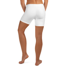 Load image into Gallery viewer, #BGM Yoga Shorts (White)
