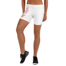 Load image into Gallery viewer, #BGM Yoga Shorts (White)
