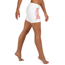 Load image into Gallery viewer, #BGM Yoga Shorts (White)
